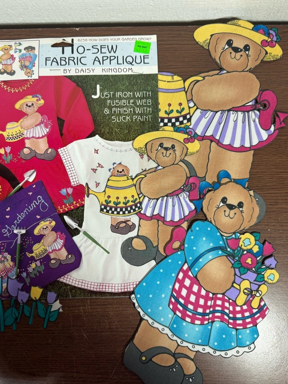 Daisy Kingdom Fabeic Appliqués 90’s Vintage Cottage Core